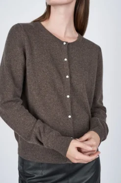 O'TAY Victoria Cardigan Murky Brown