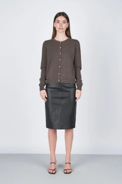 O'TAY Victoria Cardigan Murky Brown