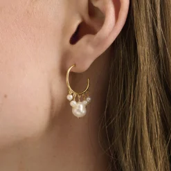 PERNILLE CORYDON Bay Hoops Earring (guld/sølv)
