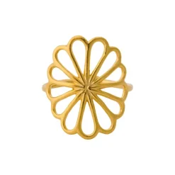 PERNILLE CORYDON Large Bellis Ring (guld/sølv)