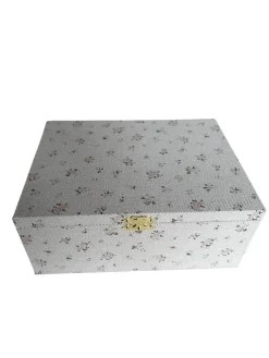 PICO COPENHAGEN Giant Jewelry Box Taupe Flower