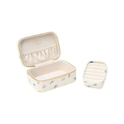 PICO COPENHAGEN Large Trinket Box Ivory Flower