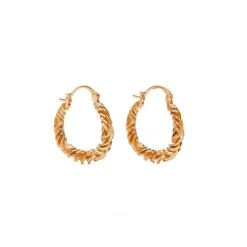 PICO COPENHAGEN Ocean Medium Hoops (guld/sølv)