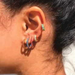 PICO COPENHAGEN Rainy Petit Hoops Multi