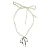 PICO COPENHAGEN Ribbon String Ivory