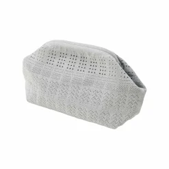PICO COPENHAGEN Rosalia Clutch Silver Glitter Lace