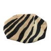 PICO COPENHAGEN Rosalia Clutch Zebra/Beige