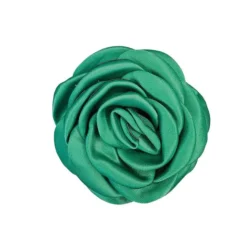 PICO COPENHAGEN Small Satin Rose Claw Emerald