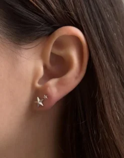 PICO COPENHAGEN Twinkle Star Studs (guld/sølv)