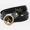 PLISSÉ COPENHAGEN Gaya Belt Black