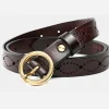PLISSÉ COPENHAGEN Gaya Belt Brown