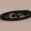 PLISSÉ COPENHAGEN Gaya Belt Black