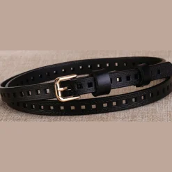 PLISSÉ COPENHAGEN Gaya Belt Black