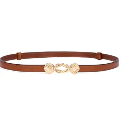 PLISSÉ COPENHAGEN Lili Belt Cognac