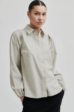 SECOND FEMALE Cities Shirt Silver Birch