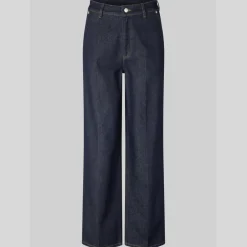 SECOND FEMALE Columbus New Denim Trousers Dark Blue Denim