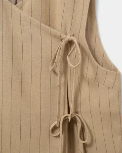 SOFIE SCHNOOR s251306 Cailinsw Vest Light brown