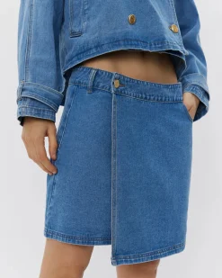 SOFIE SCHNOOR S251254 Nederdel Denim Blue