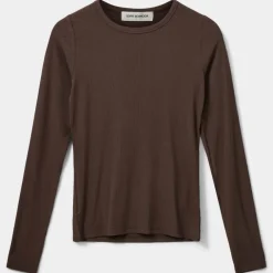 SOFIE SCHNOOR Snos243 PETRICIASW T-shirt Brown Fudge