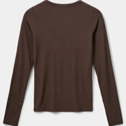 SOFIE SCHNOOR Snos243 PETRICIASW T-shirt Brown Fudge