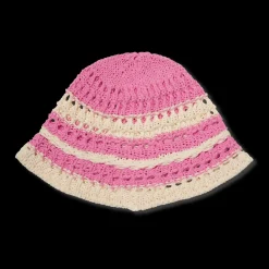 SUI AVA Bohemian Stripe Hat Pink