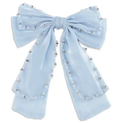 SUI AVA Pastel Crystal Bow Blue