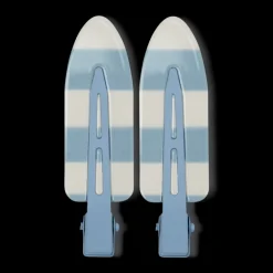 SUI AVA Stripe Clips Light Blue