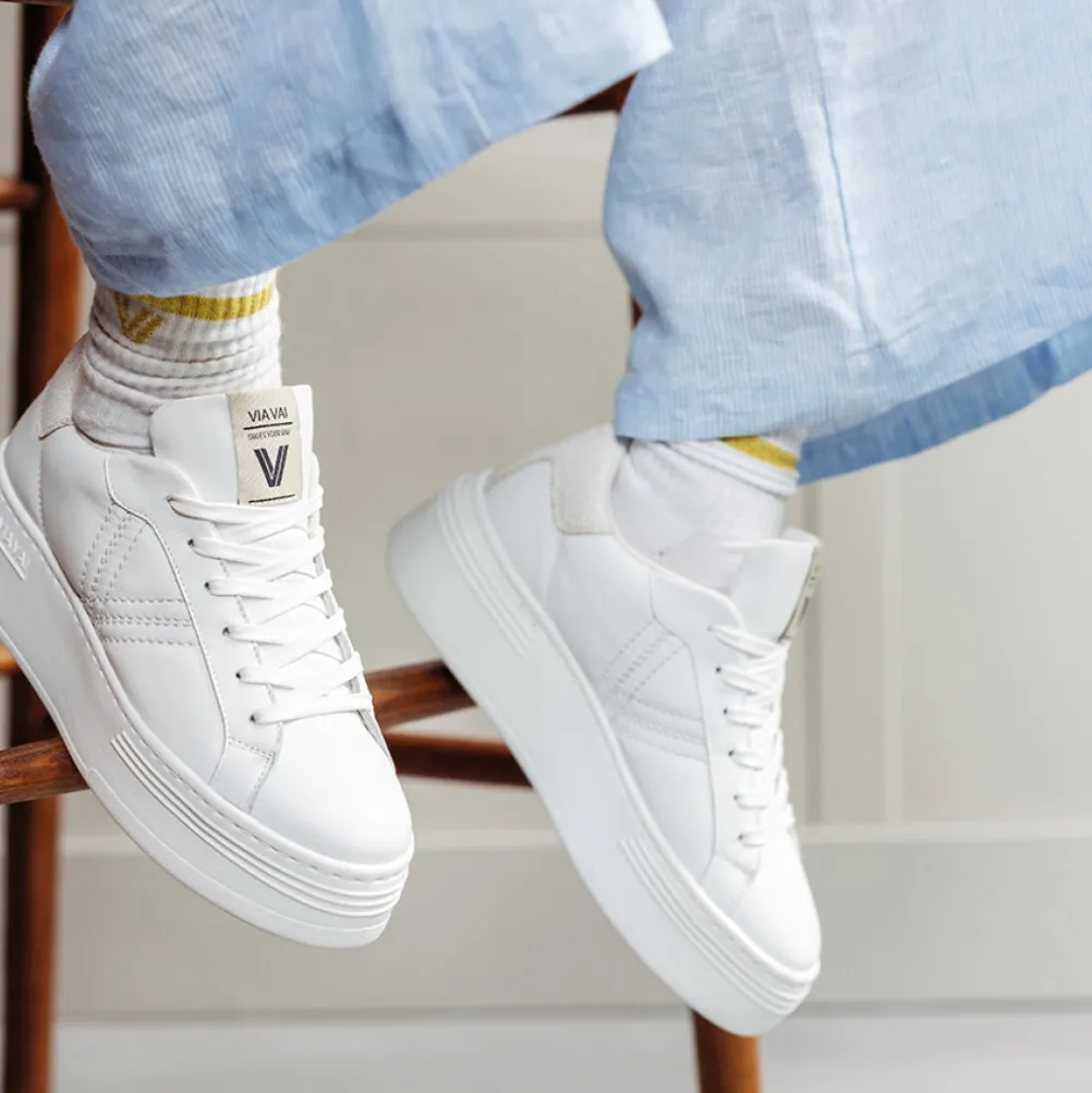 VIA VAI Isa Layne Tropez Bianco Hvid